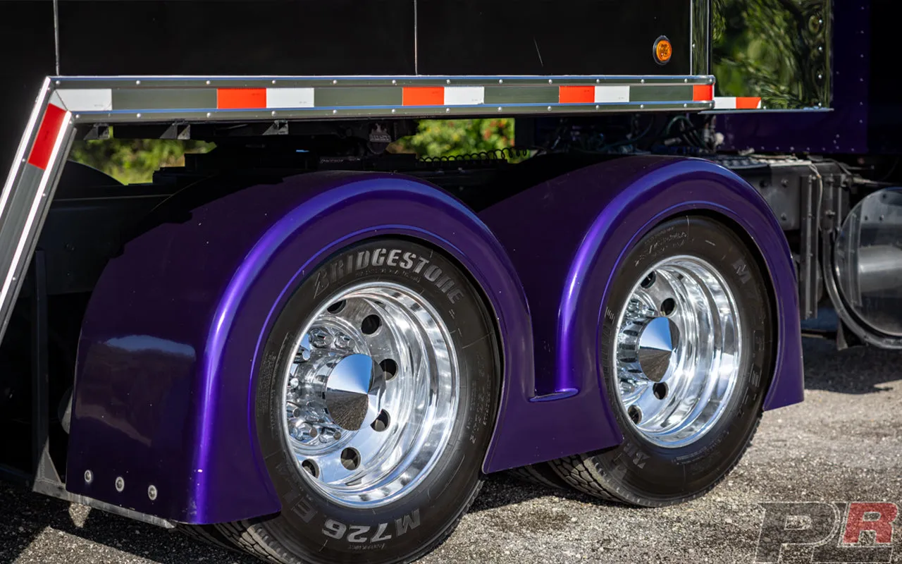 2004 Competition 56' Hydraulic Liftgate Race Trailer and 2004 Kenworth W900 Semi Combo For Sale