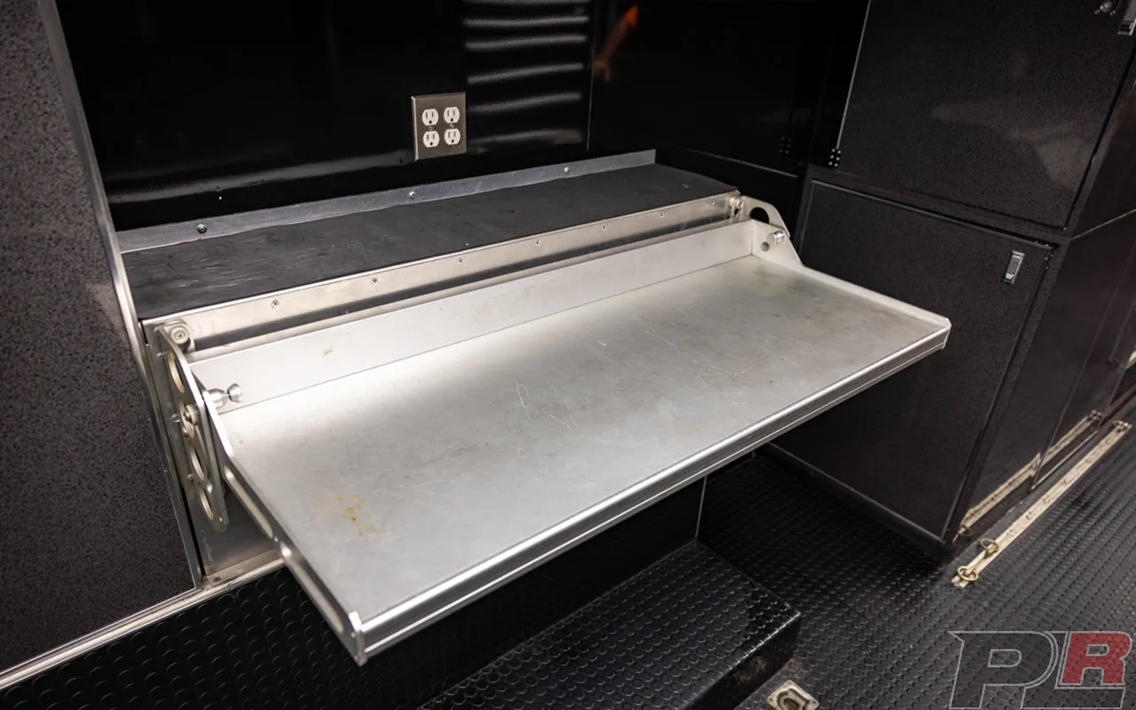 2004 Competition 56' Hydraulic Liftgate Race Trailer and 2004 Kenworth W900 Semi Combo For Sale