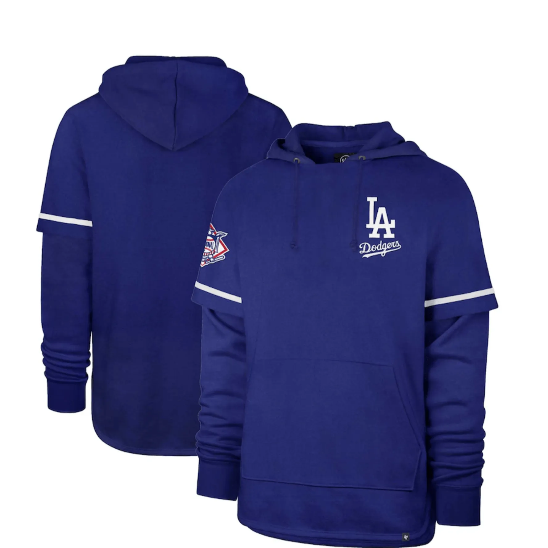 '47 Los Angeles Dodgers Royal Shortstop Pullover Hoodie