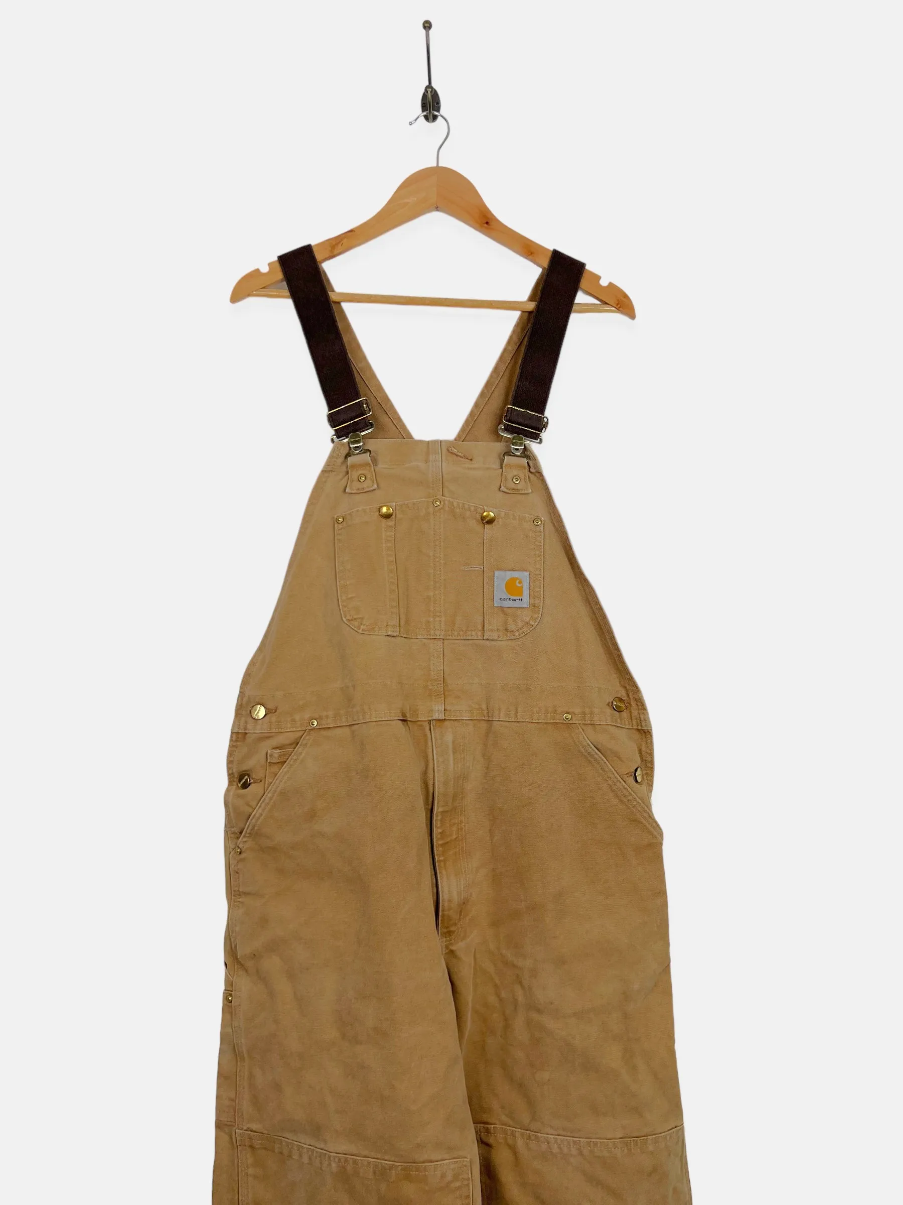 90's Carhartt Heavy Duty Vintage Dungarees/Overalls up to Size 40"