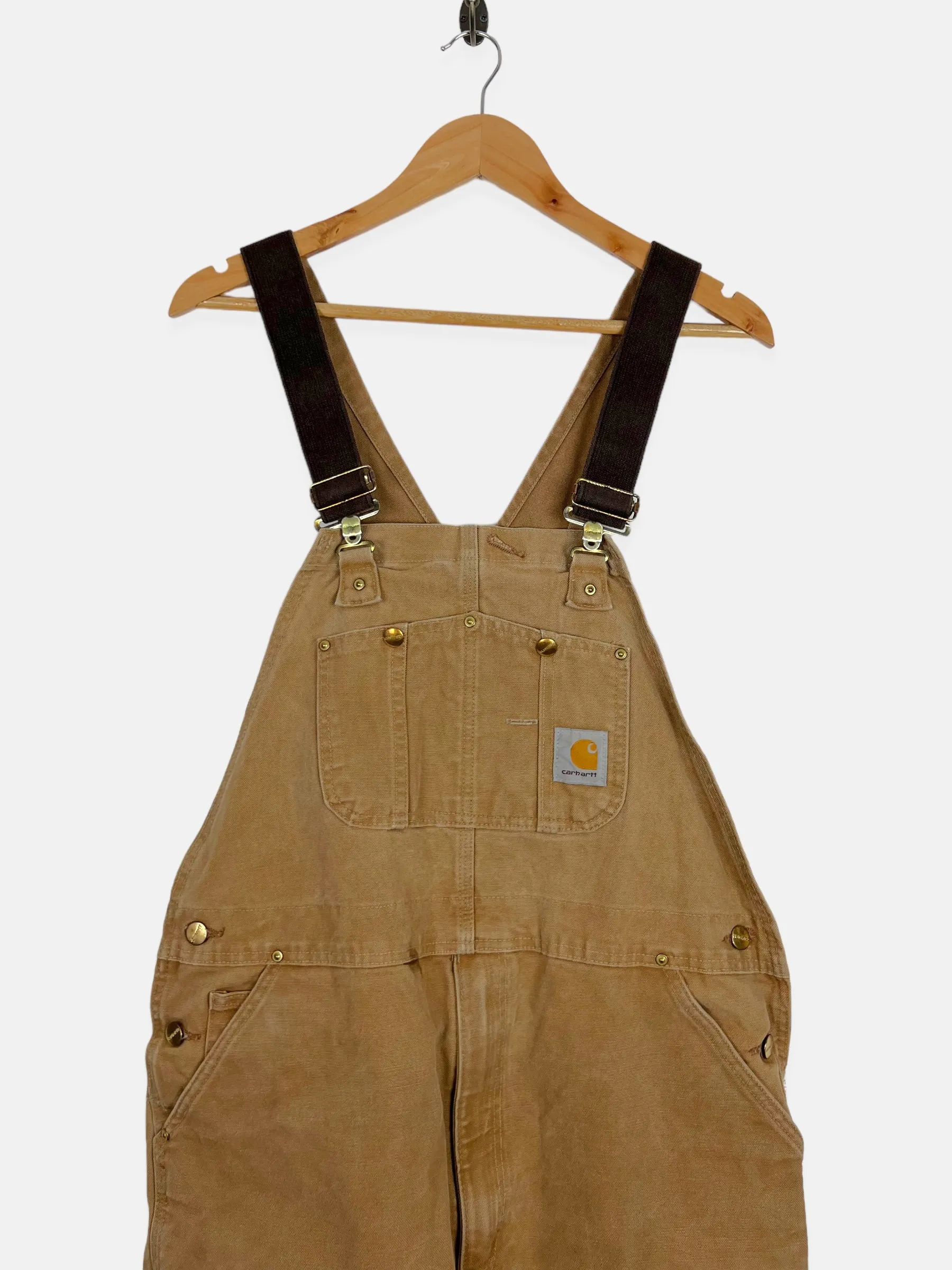 90's Carhartt Heavy Duty Vintage Dungarees/Overalls up to Size 40"