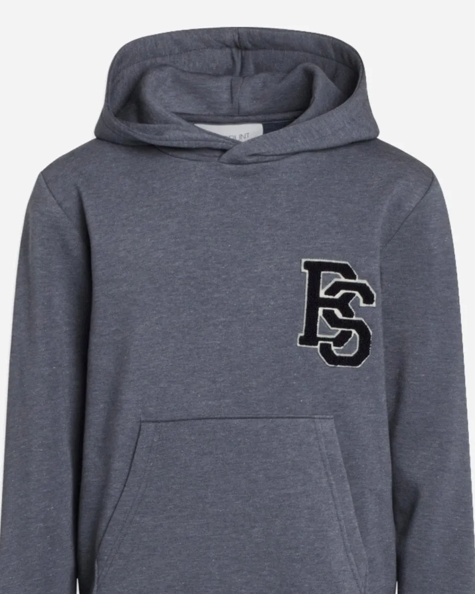 Aaron Hoodie Sweat - Dust Blue Melange