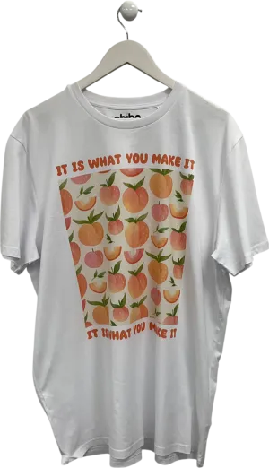 Abiba Lounge White It’s What You Make It Tee UK XXXL