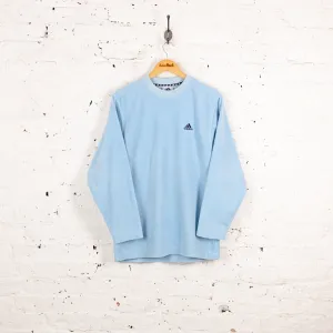 Adidas 90s Fleece Sweatshirt - Blue - S