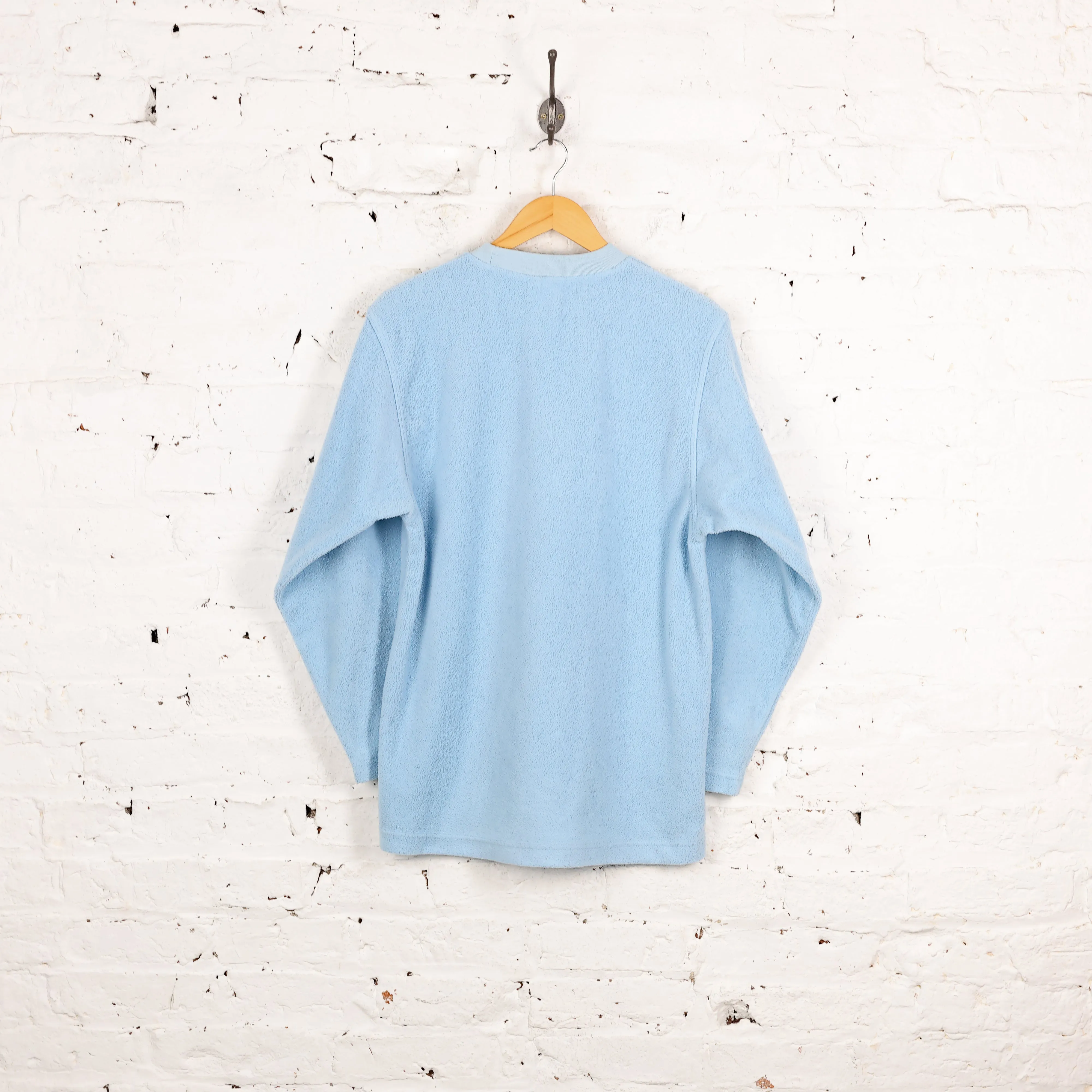 Adidas 90s Fleece Sweatshirt - Blue - S