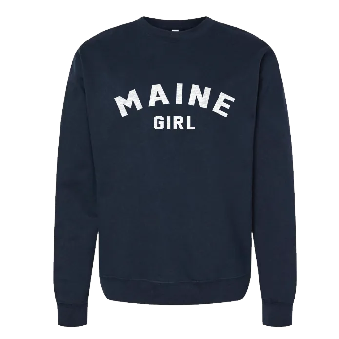 Adult Maine Girl Crewneck