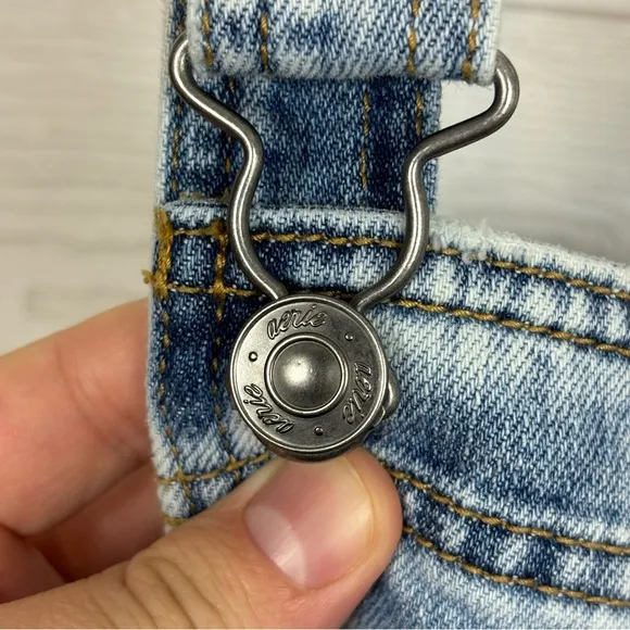 Aerie Denim Bib Jean Overalls Size Small