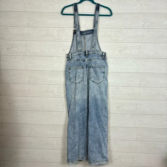 Aerie Denim Bib Jean Overalls Size Small