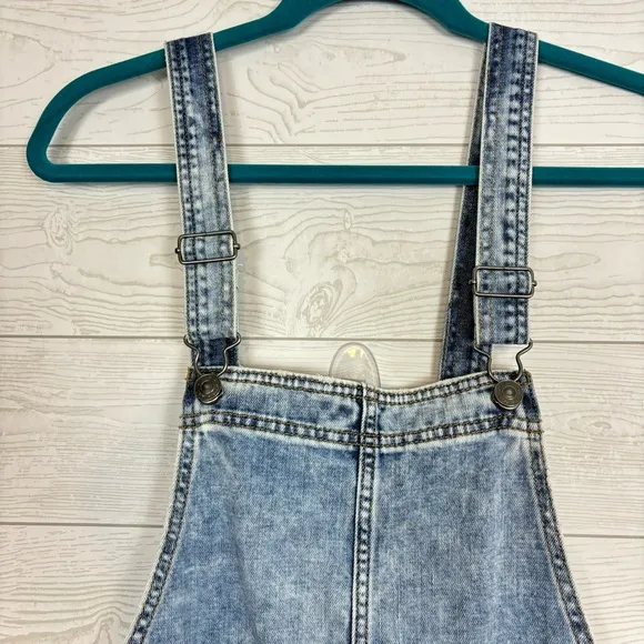 Aerie Denim Bib Jean Overalls Size Small