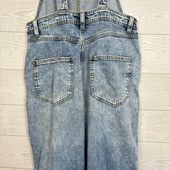 Aerie Denim Bib Jean Overalls Size Small
