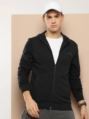 Alcis Men Solid Black Sweatshirts
