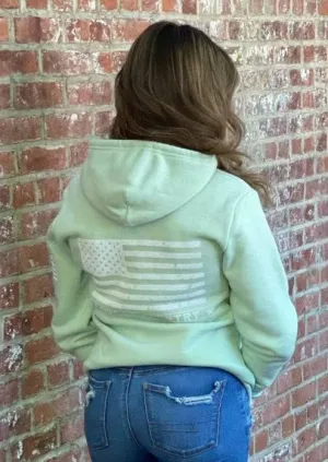 American Flag Pullover