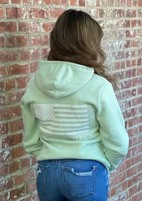 American Flag Pullover