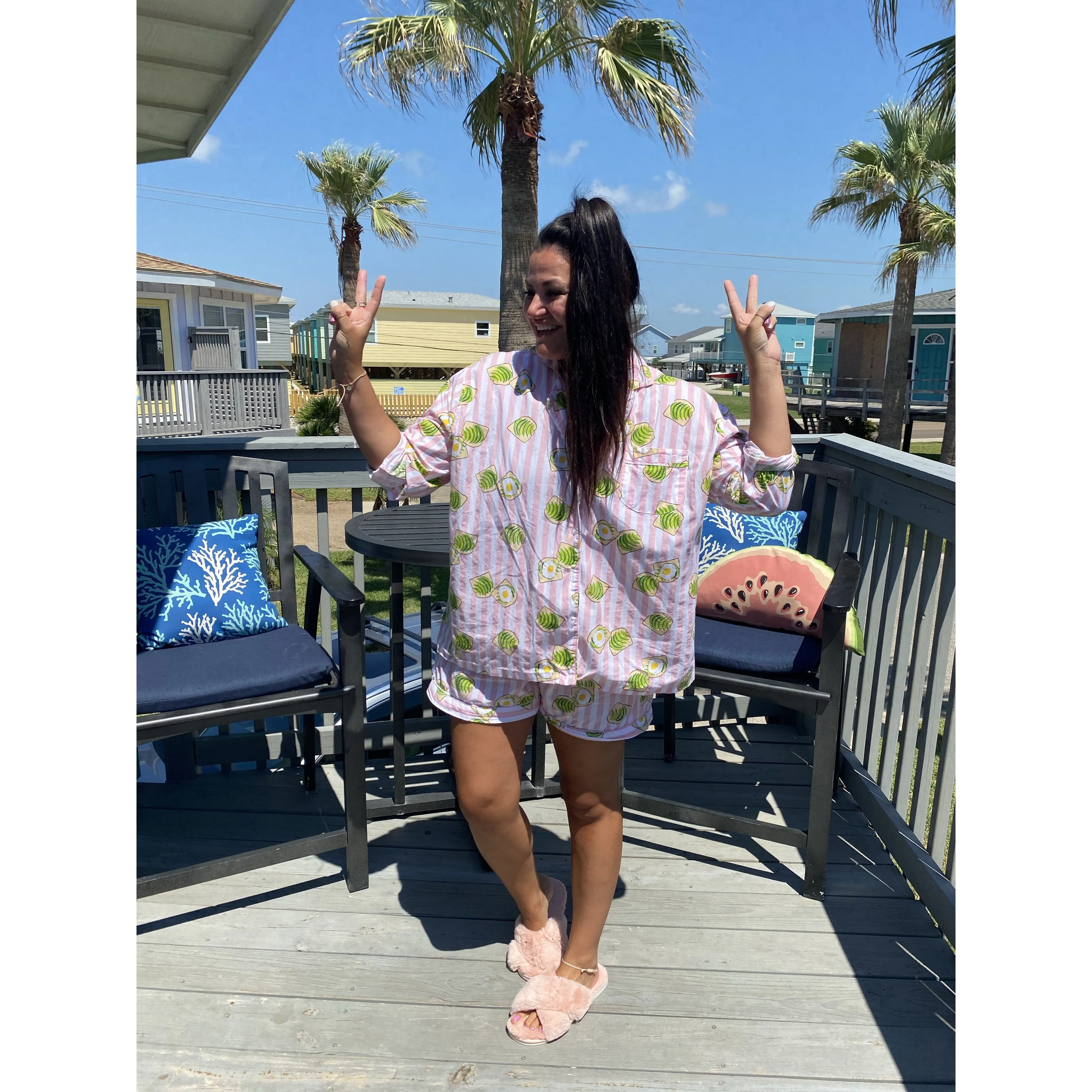 Avocado Toast Pajama Set