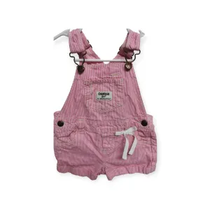 BABY GIRL SIZE 12 MONTHS - OSHKOSH, Summer Overalls EUC B36