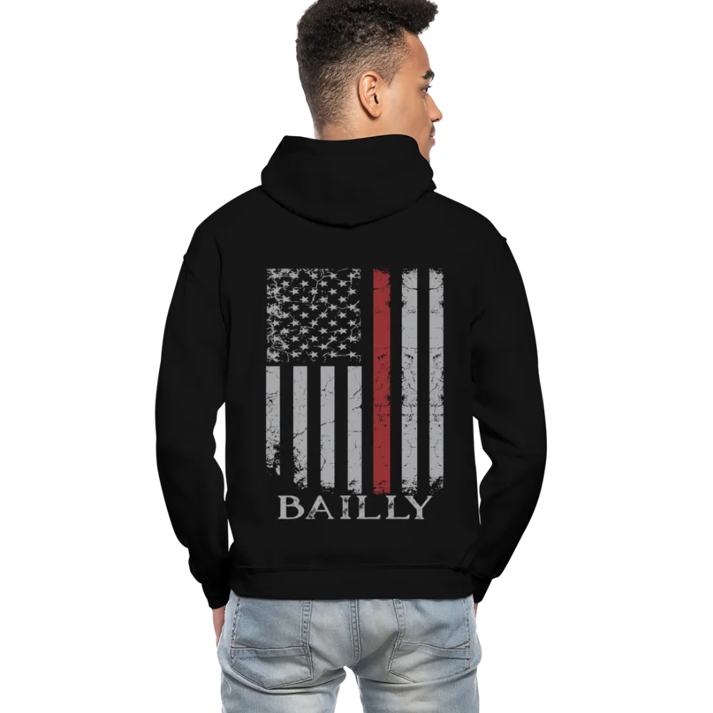 BAILLY Firefighter Gildan Heavy Blend Adult Hoodie