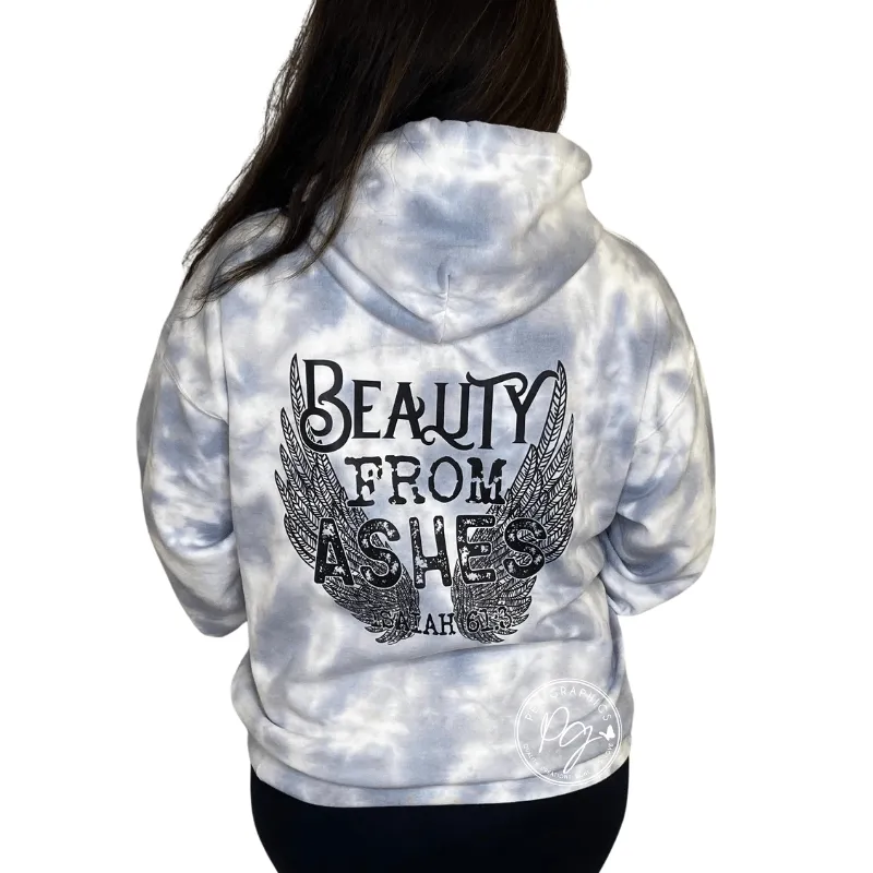 BEAUTY FROM ASHES Tie Dye Hoodie