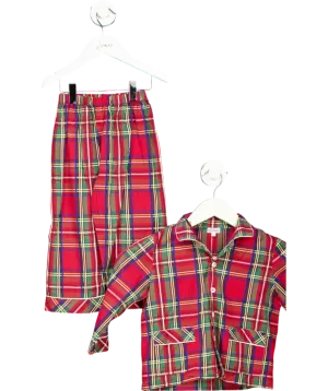 Beeboon Red Tartan Pyjama Set 3 Years