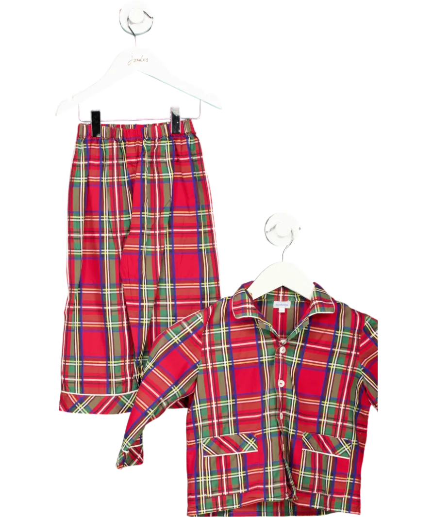 Beeboon Red Tartan Pyjama Set 3 Years