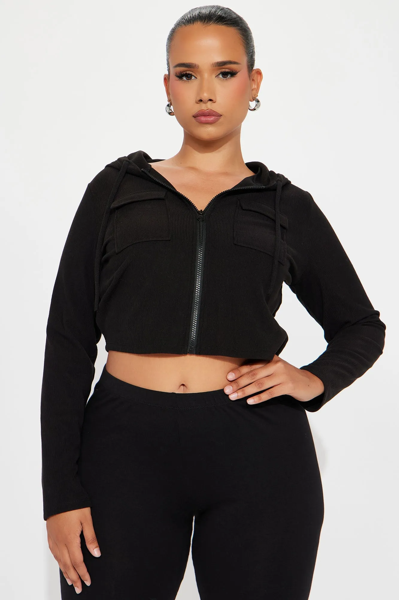 Before Sunrise Lounge Hoodie - Black