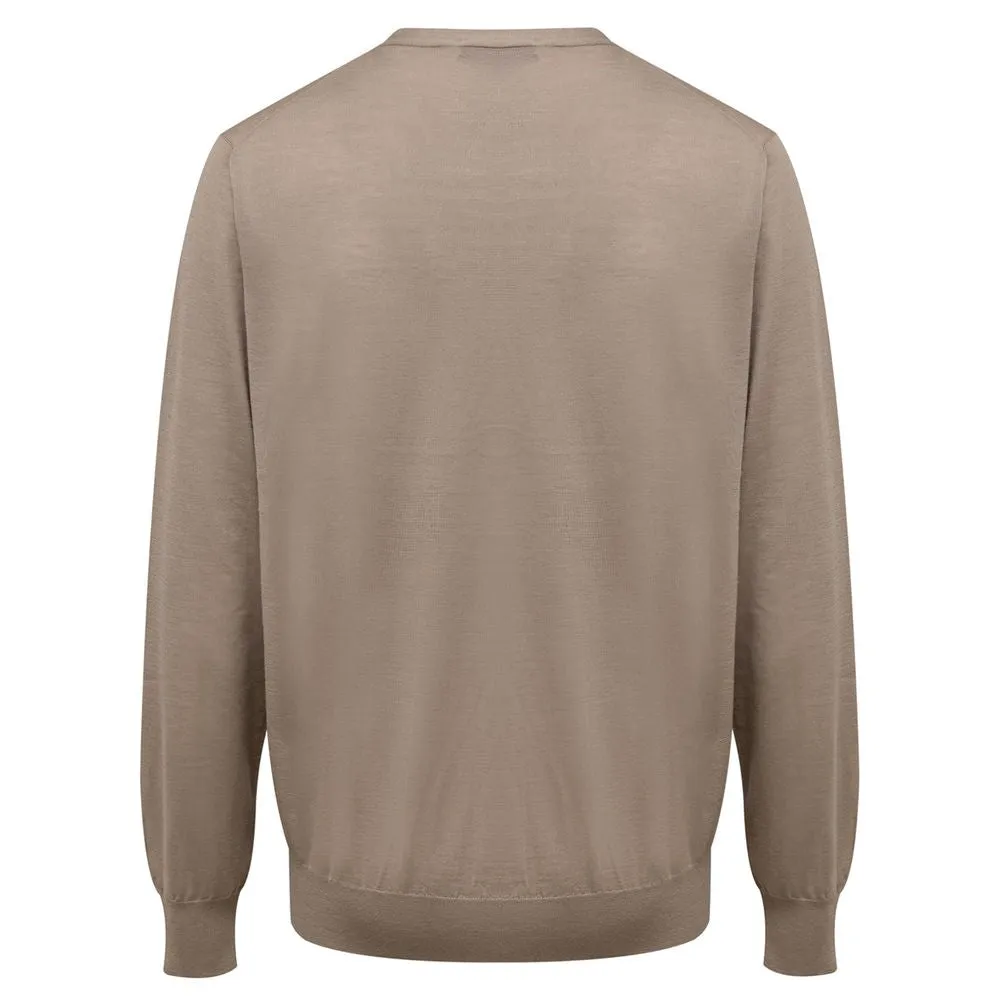 Beige Cashmere Cardigan