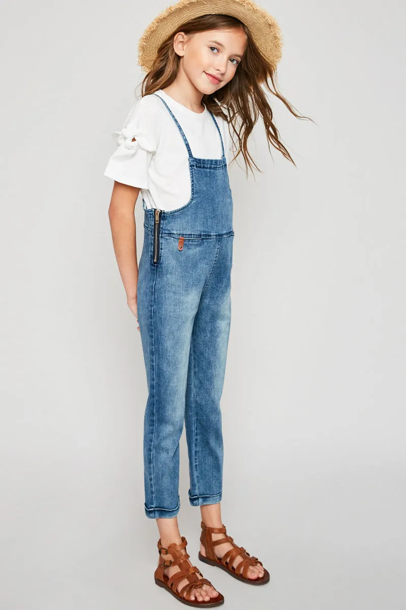 Bermuda Denim Overalls