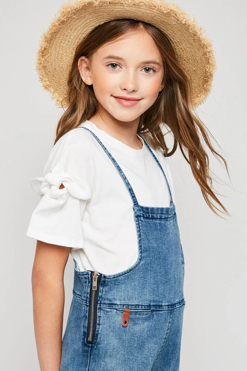 Bermuda Denim Overalls