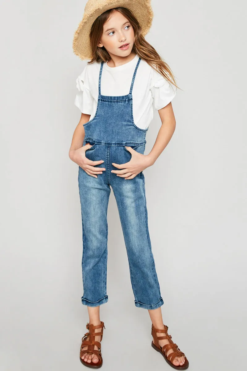 Bermuda Denim Overalls