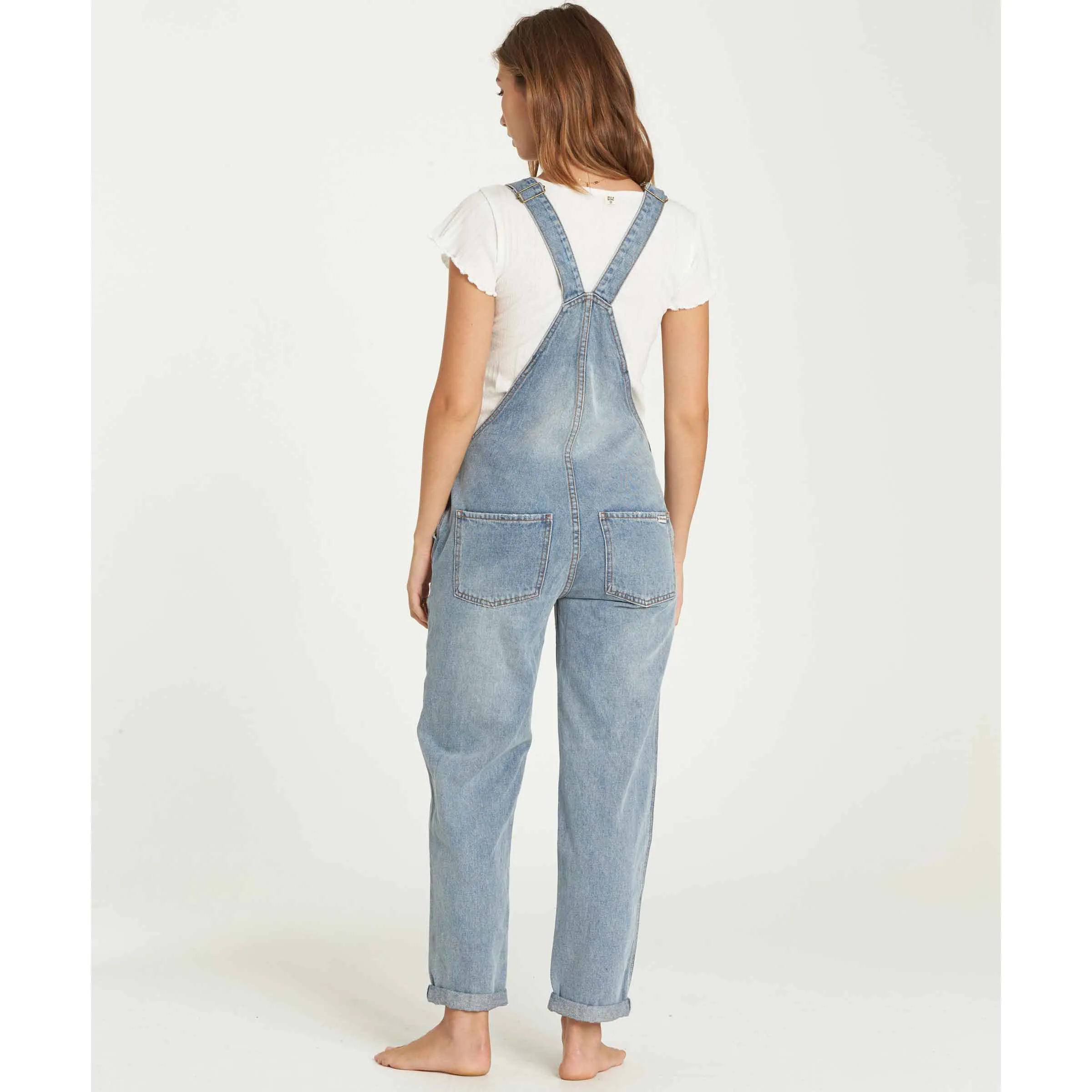 Billabong Women's All Over Denim Overalls | Blue Moon