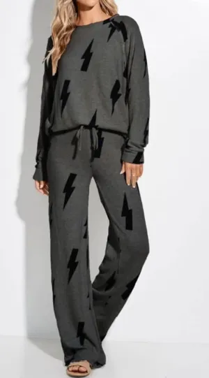 Bolt Lounge Set - Charcoal
