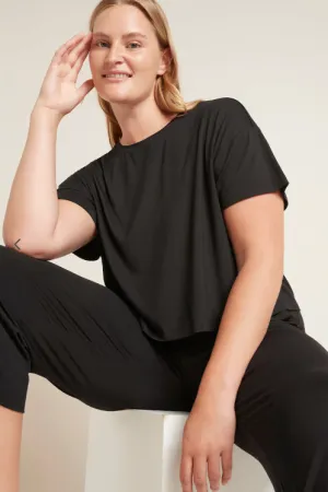 Boody - Downtime Crop Tee | Black
