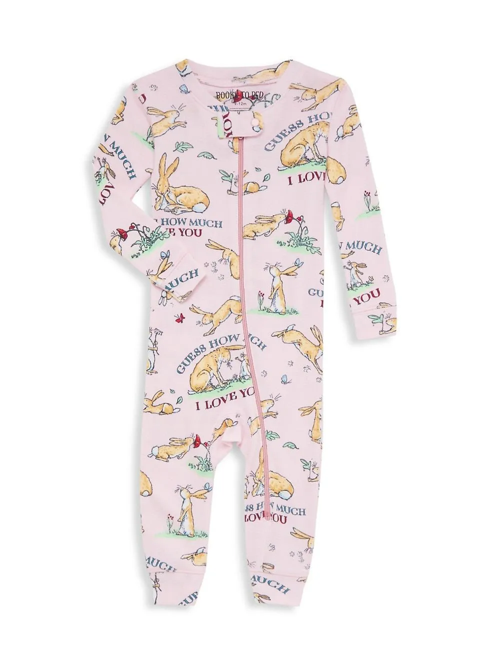 Books to bed - Guess How Much I Love You Book and Infant Coverall Pink