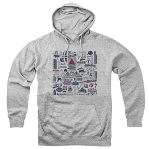 Boston Tourist Attraction Hoodie | 3XL / Gray