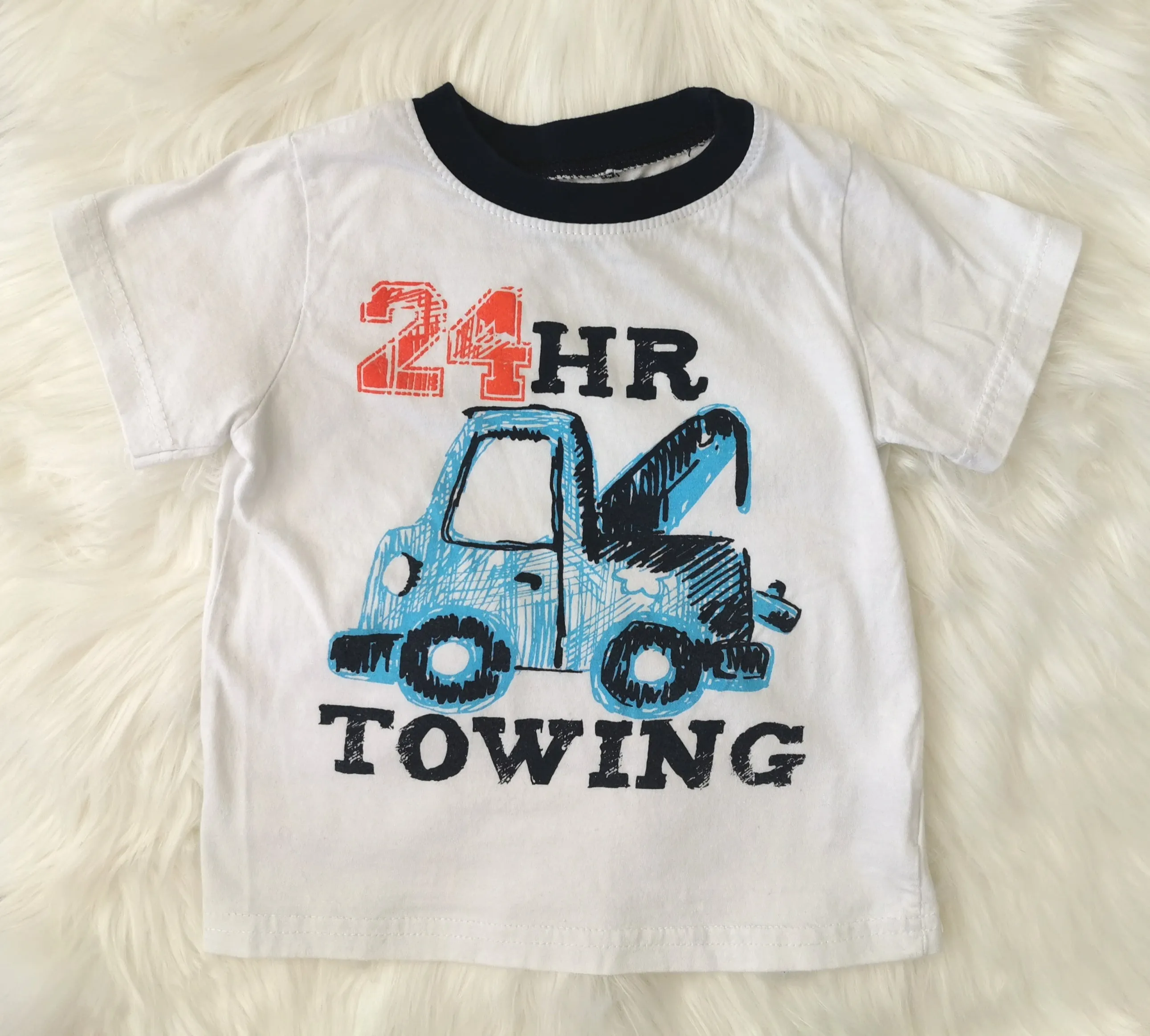 BOY SIZE 2 YEARS - CARTER'S & BOYZ WEAR, 2 Piece Mix N Match Summer Outfit EUC B6