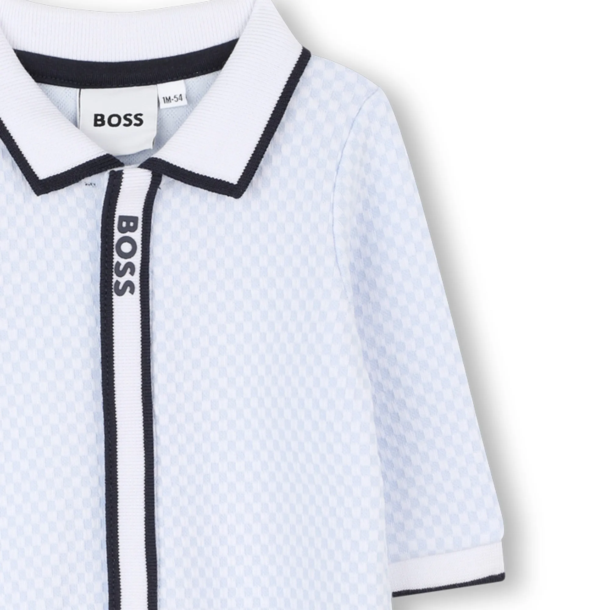 Boys Pale Blue Babygrow