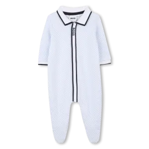 Boys Pale Blue Babygrow