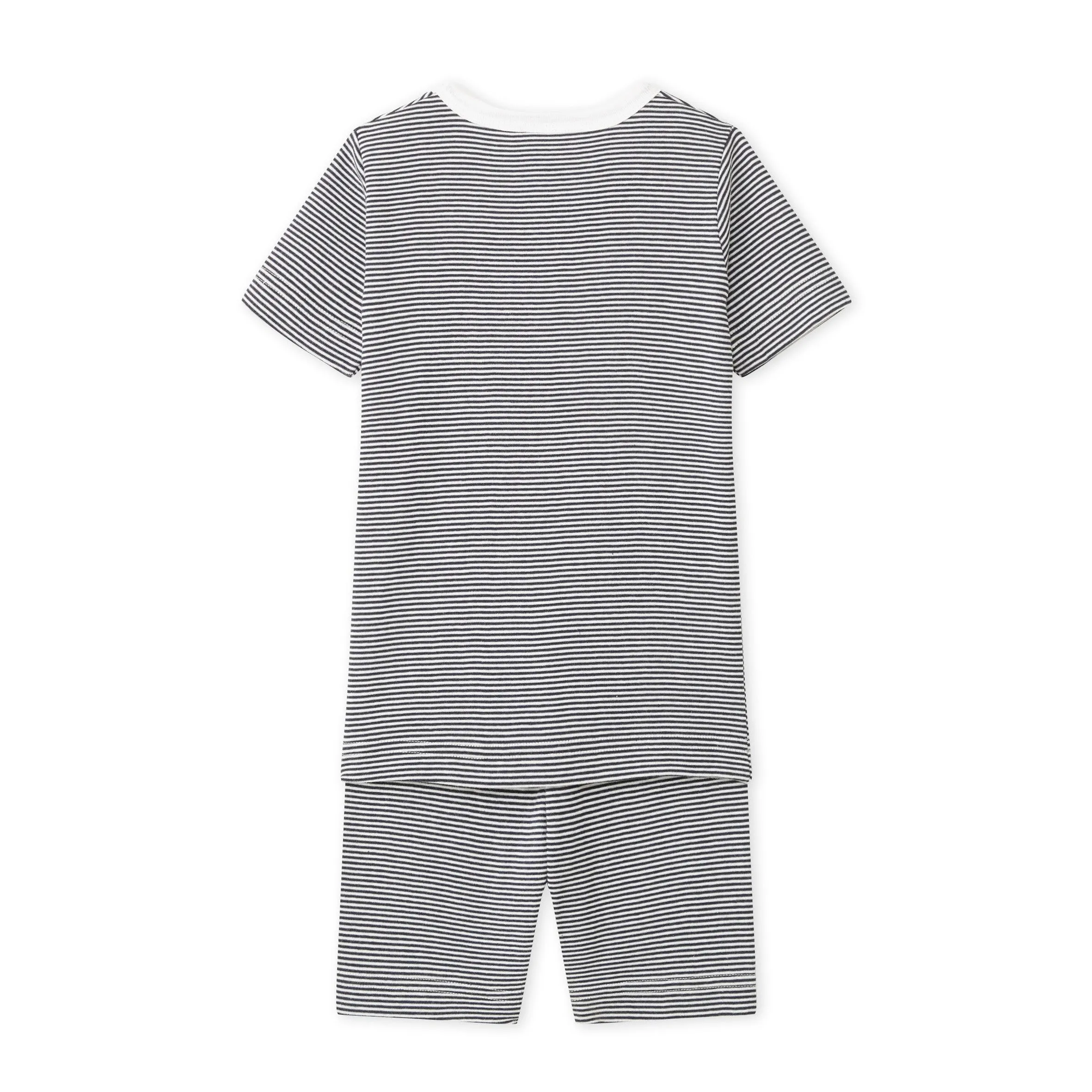 Boys Short Sleeve Pajamas with Milleraies Stripes