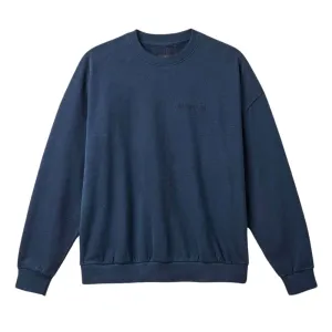 Brixton Embroidered Heavy Weight Crew - Washed Navy