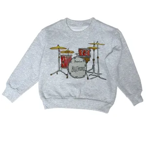 Buzzrocks Drums - Heavy Fleece sweatshirt grey