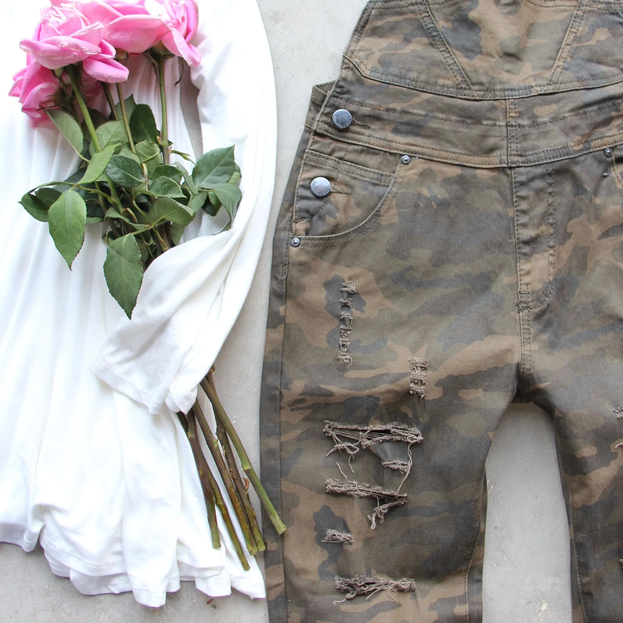 Canyon Sugar Camo Overalls