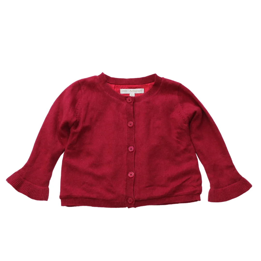 Cashmere/Angora Mix Berry Cardi