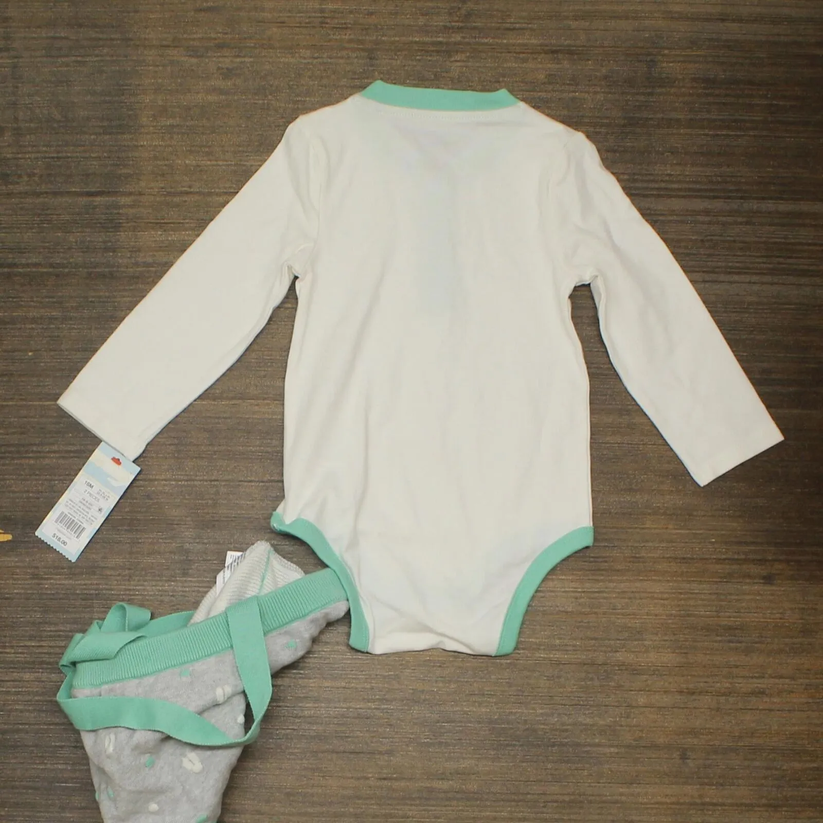 Cat & Jack Baby Bunny Sweater Suspender One Piece Set