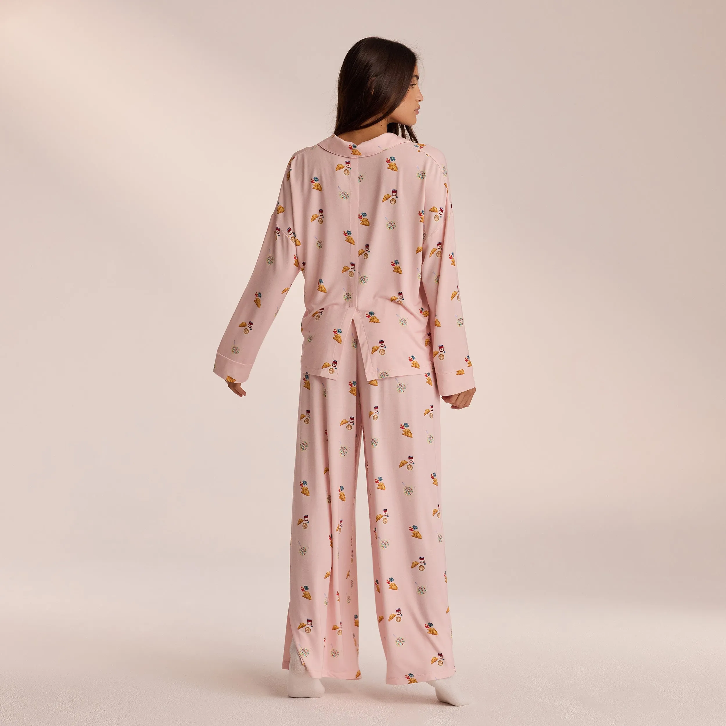 Chemise de Pyjama en Modal - Rose