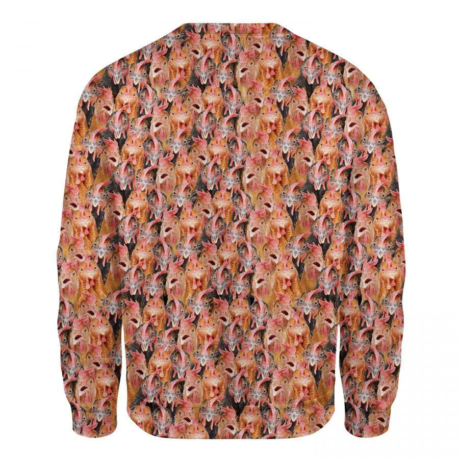 Chicken - Full Face - Premium Sweatshirt