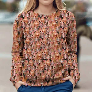 Chicken - Full Face - Premium Sweatshirt