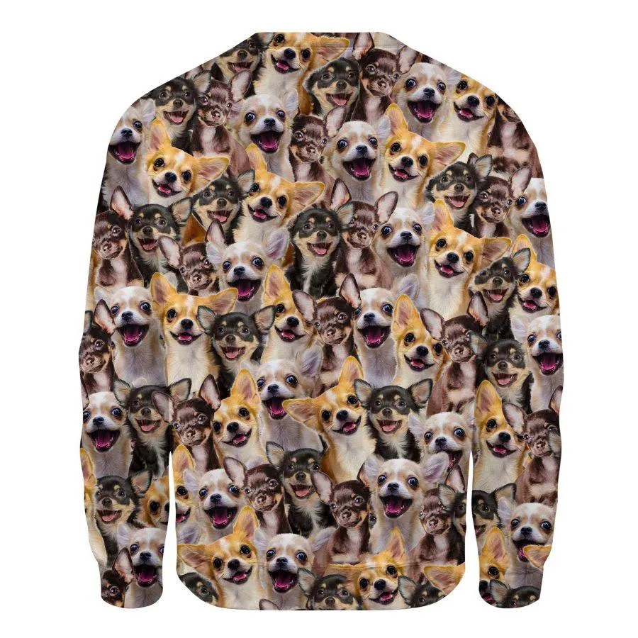 Chihuahua - Full Face - Premium Sweatshirt