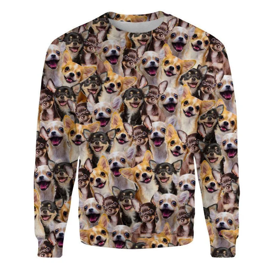 Chihuahua - Full Face - Premium Sweatshirt