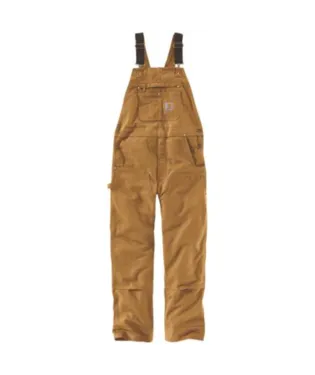 CL102776-38-34 UNLINED Overalls Bib Relaxed Fit - Carharrt Brown