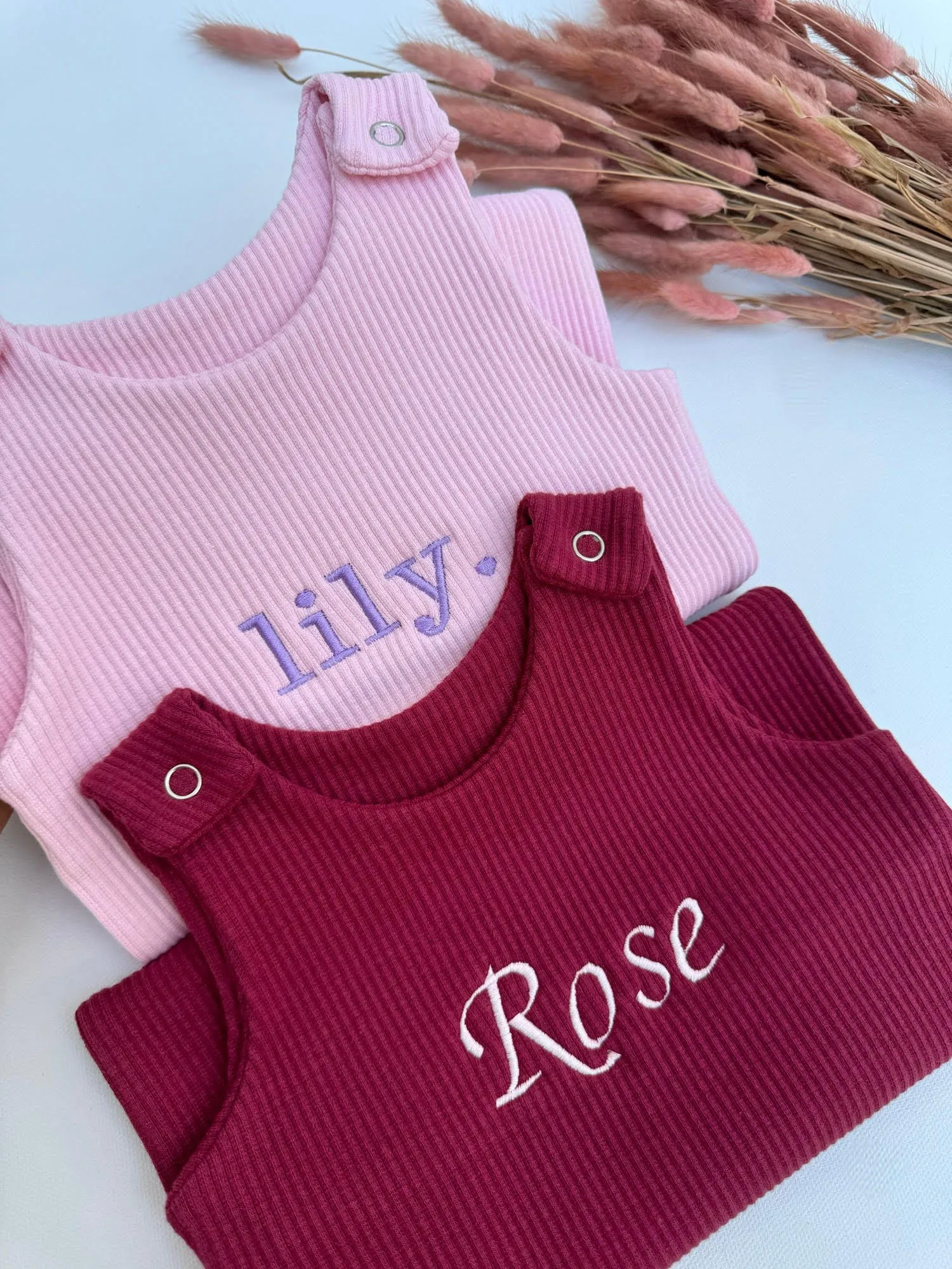 Claret Red Dungarees