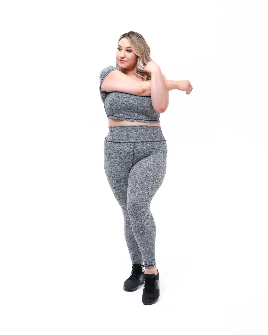 Cloud Cropped Tee | Stone